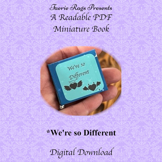 PDF Miniature Book "We're so Different"