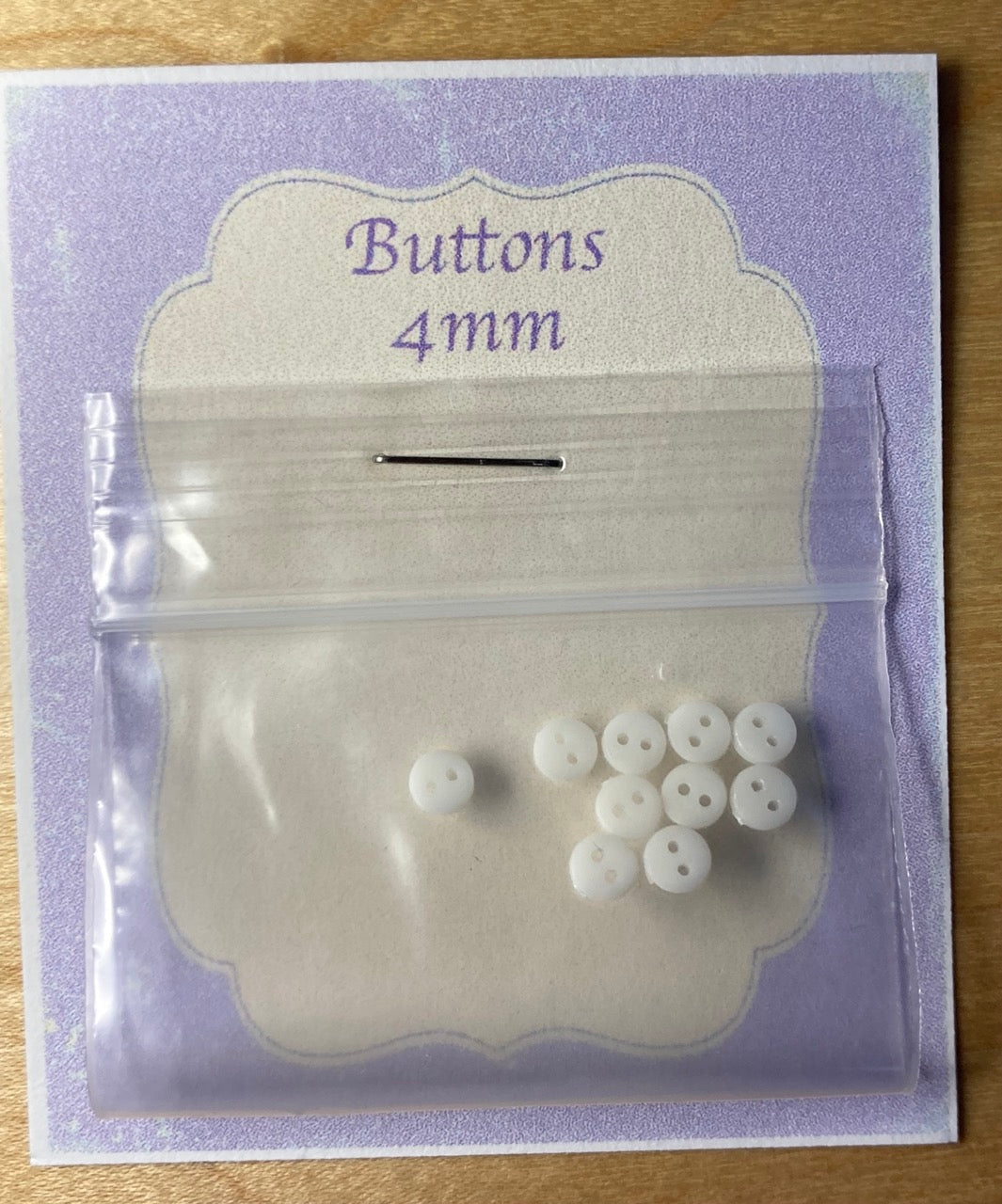 4mm Buttons Set of 10