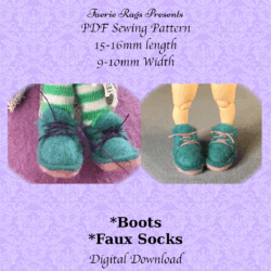Boots and Faux Socks