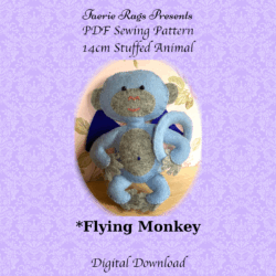 14cm Stuffed Toy Flying Monkey