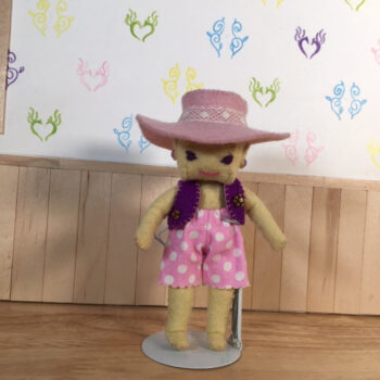 1:12 BJD Wide Brimmed Hat - Image 5