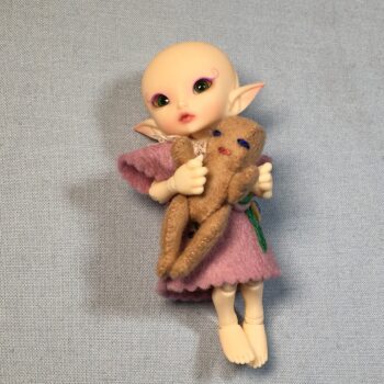 Custom Micro Felt Baby Doll - Image 6