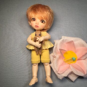 Custom Micro Felt Baby Doll - Image 7