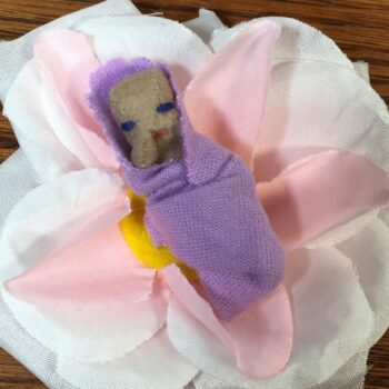 Custom Micro Felt Baby Doll - Image 2