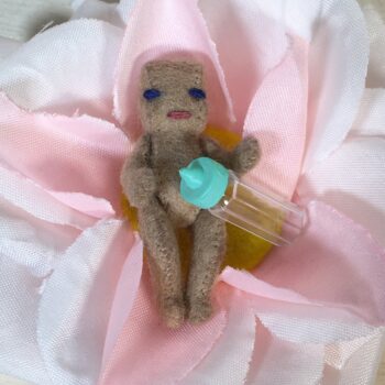 Custom Micro Felt Baby Doll - Image 5