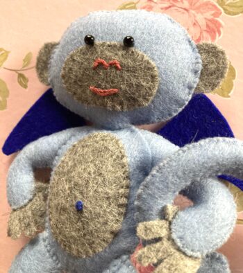 14cm Stuffed Toy Flying Monkey - Image 6