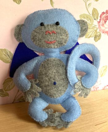 14cm Stuffed Toy Flying Monkey - Image 4