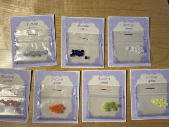 4mm Buttons Set of 10
