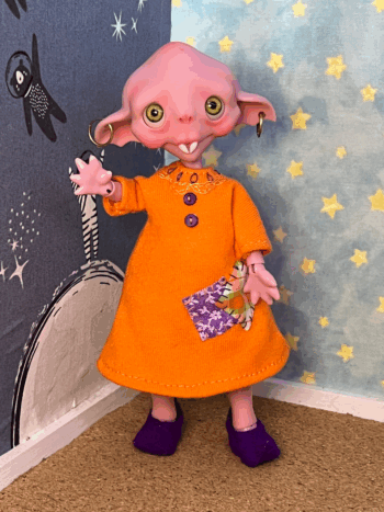 Halloween Pocket BJD Play Dress - Image 4