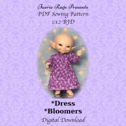 1:12 BJD Mori Girl/Prairie Dress