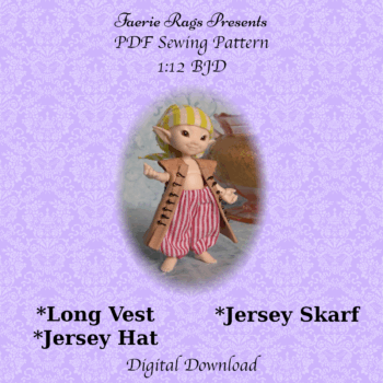 1:12 BJD Pirate Vest