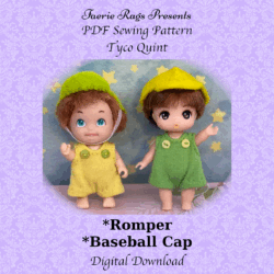 Tyco Quints Romper and Baseball Cap