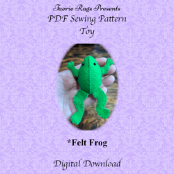 Felt Frog Sewing Pattern